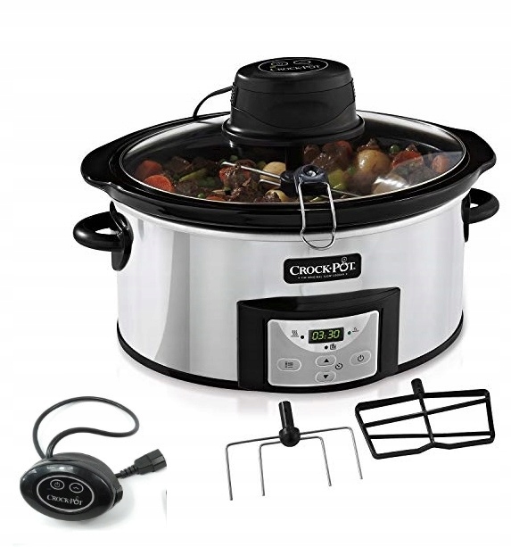 Digitální pomalý hrnec s automatickým míchačem 5,7 l 240 W Crock Pot
