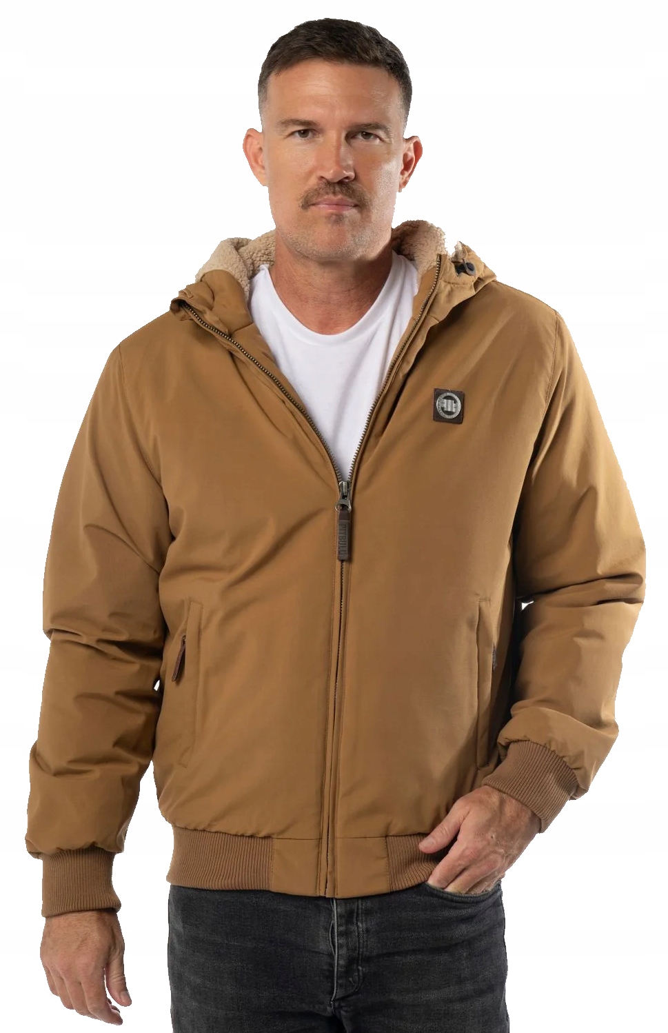 Pit Bull Zimní Bunda Elkwood III Honey Yellow M