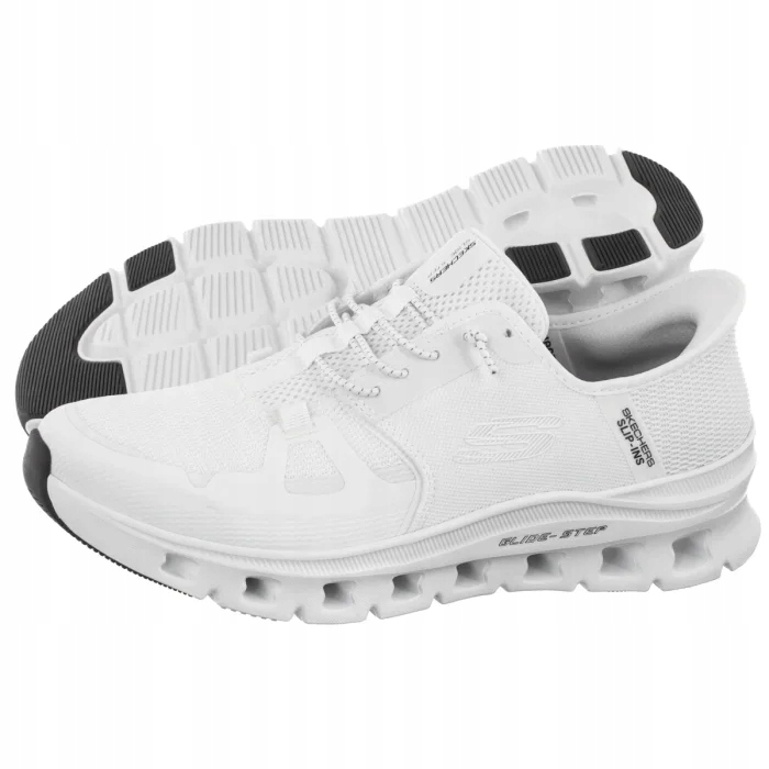 Pánské sportovní boty Skechers Glide Step Pro White 232930/WHT Bílé