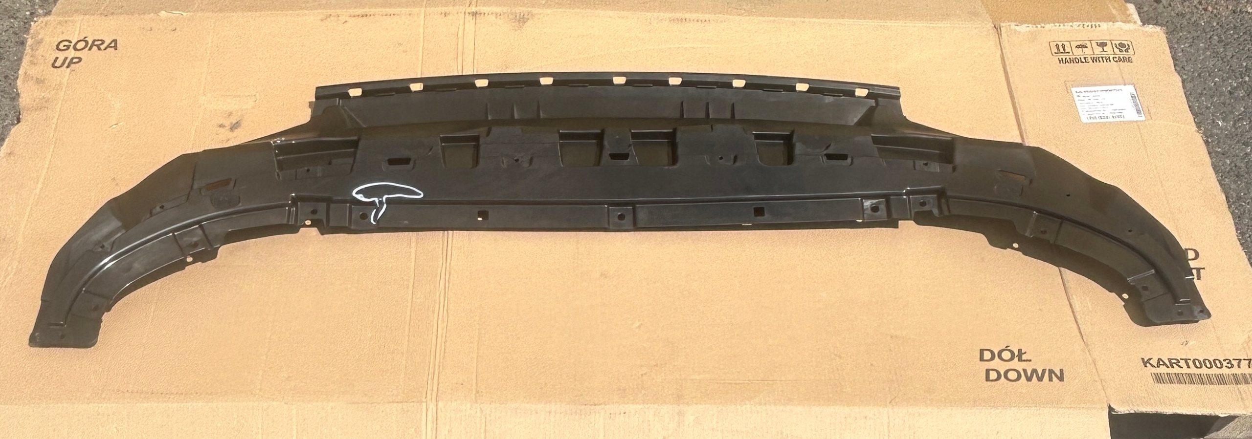 AUDI Q7 4M0 S-LINE cover bumper front 4M0807611G