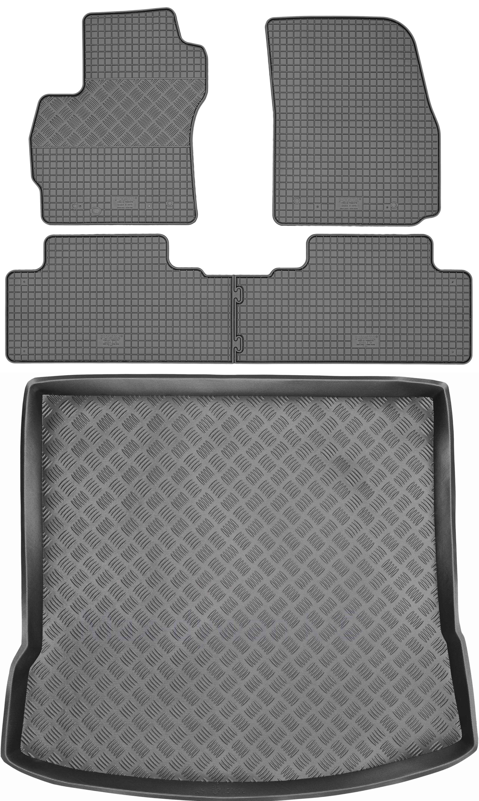 Mazda 5 II Minivan 5os 2005-2010 Sada Gumové rohože rohož