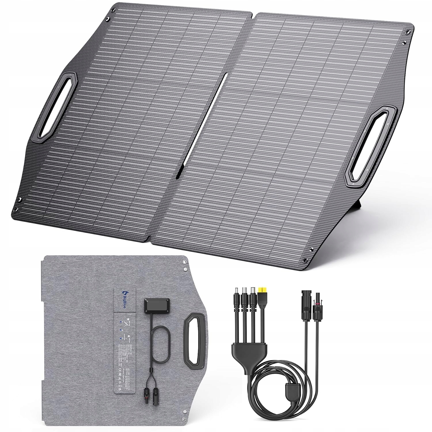 Slnečný panel Prenosný 100 W Veľmi výkonný skladací fotovoltaický panel