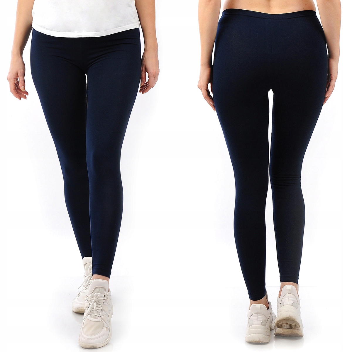 

Legginsy Polskie Getry Bawełniane Granatowe XL 42