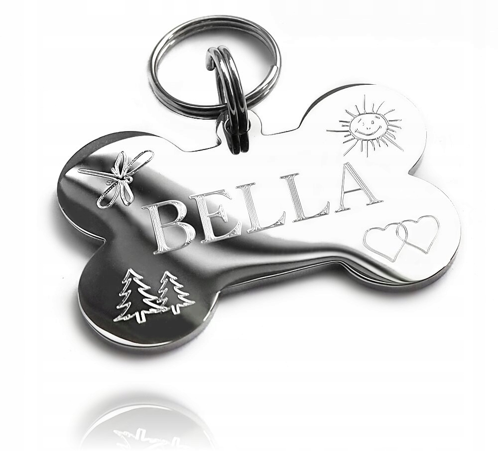 

Obroża adresówka identyfikator dla psa wybór Stal