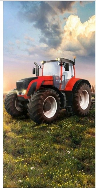 

Ręcznik bawełniany dziecięcy Traktor 70x140 cm