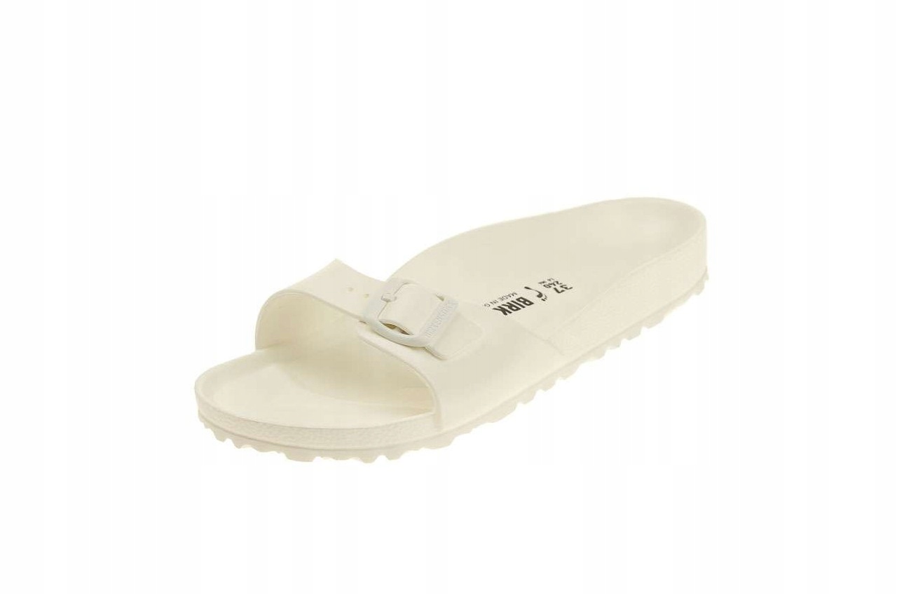 

Birkenstock Madrid zdrowotne klapki damskie białe