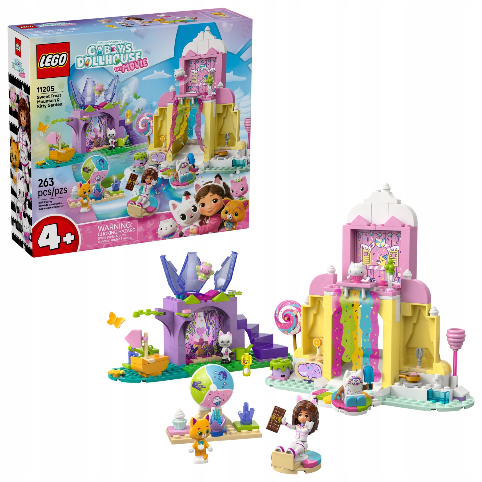 Lego Gábinin Kouzelný Domek 11205 Kočičí hora a Kočičí zahrada Sada