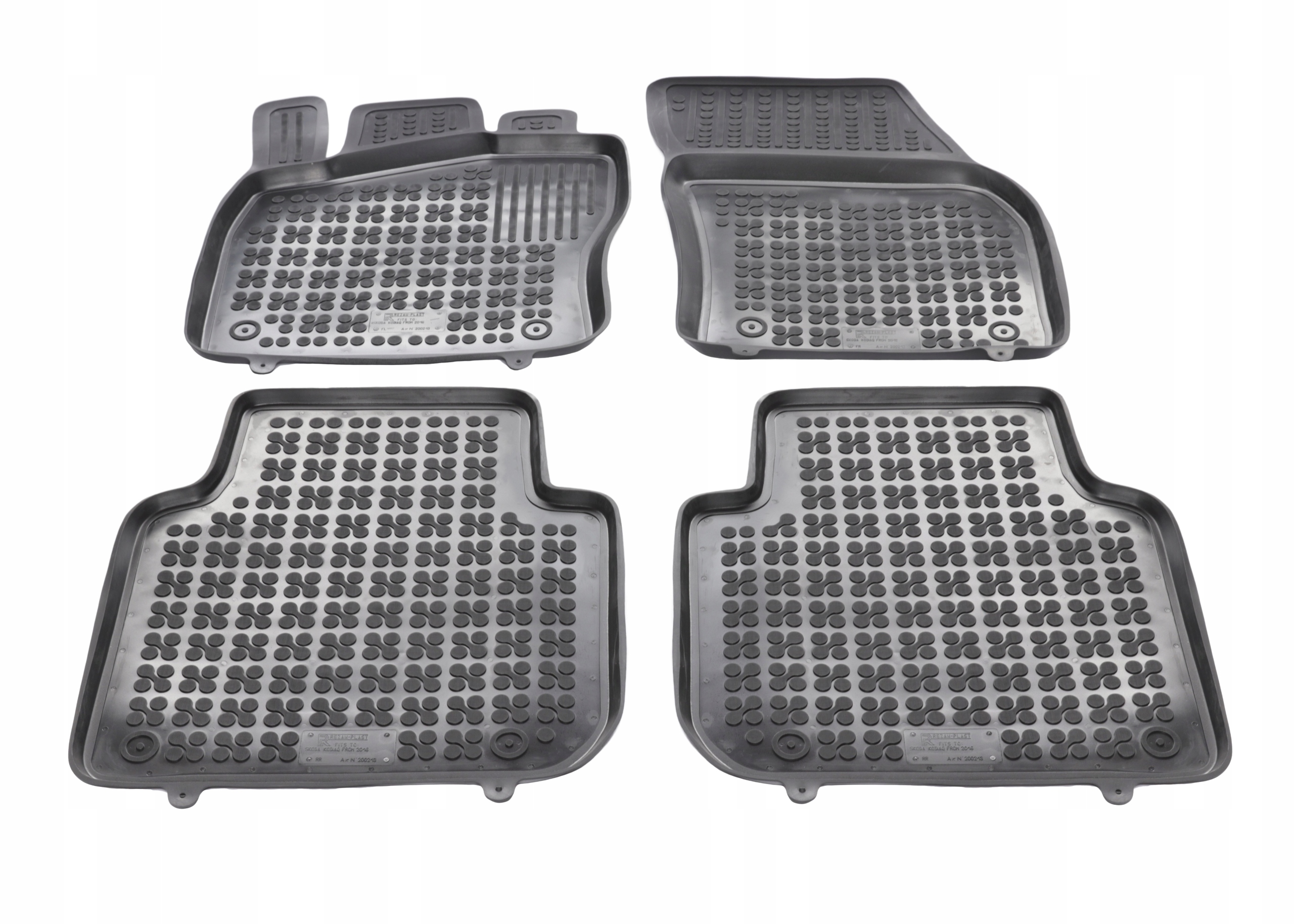 Gumové rohože Skoda Kodiaq I 2016-2024