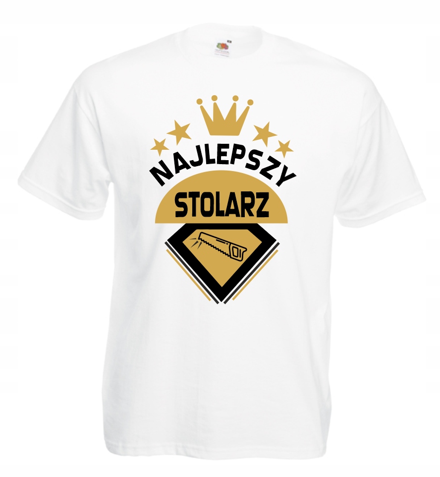 

Koszulka Najlepszy Stolarz Duży Nadruk XXL