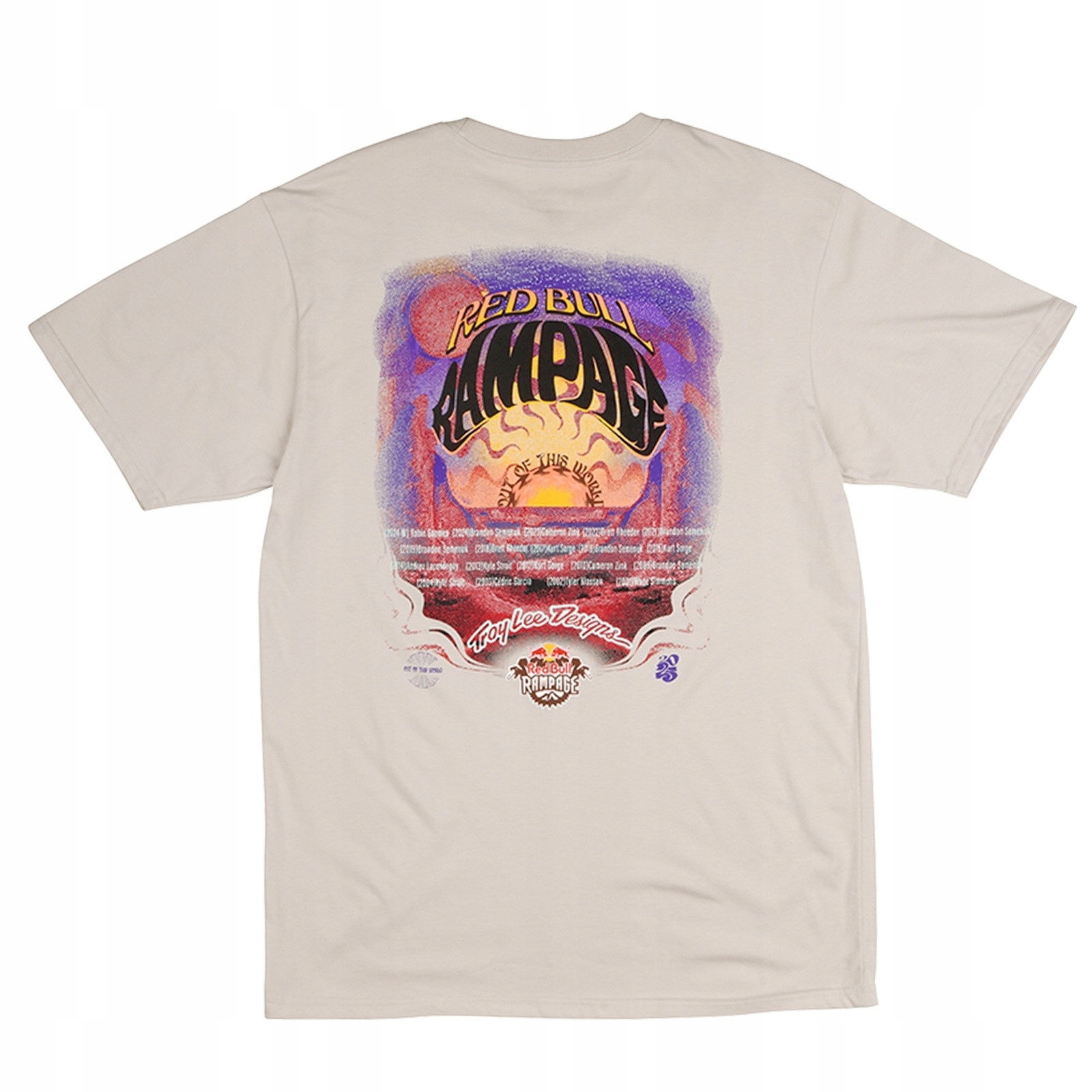 Tričko Tld Redbull Rampage Valley of Gods XL bílé