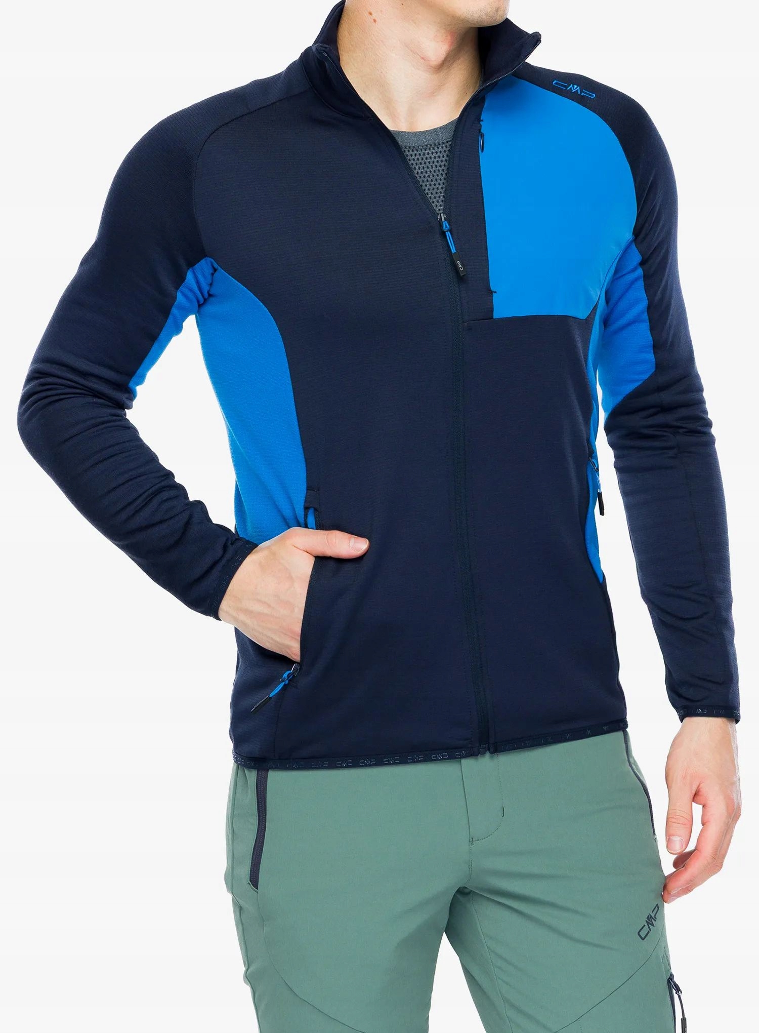 Mikina fleecová Cmp Fylox černomodrá 52 (XL)