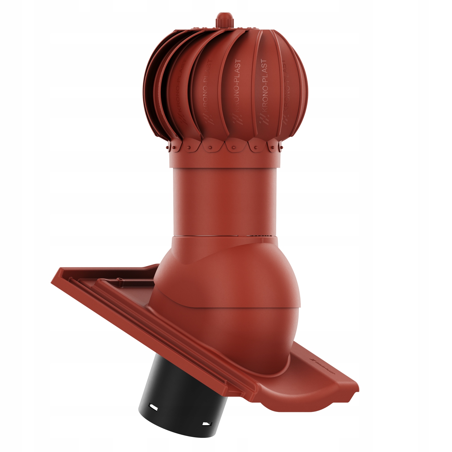 Větrací komín Otočný kulový 125 Tondach Stodo Contiton 12 Kasztan