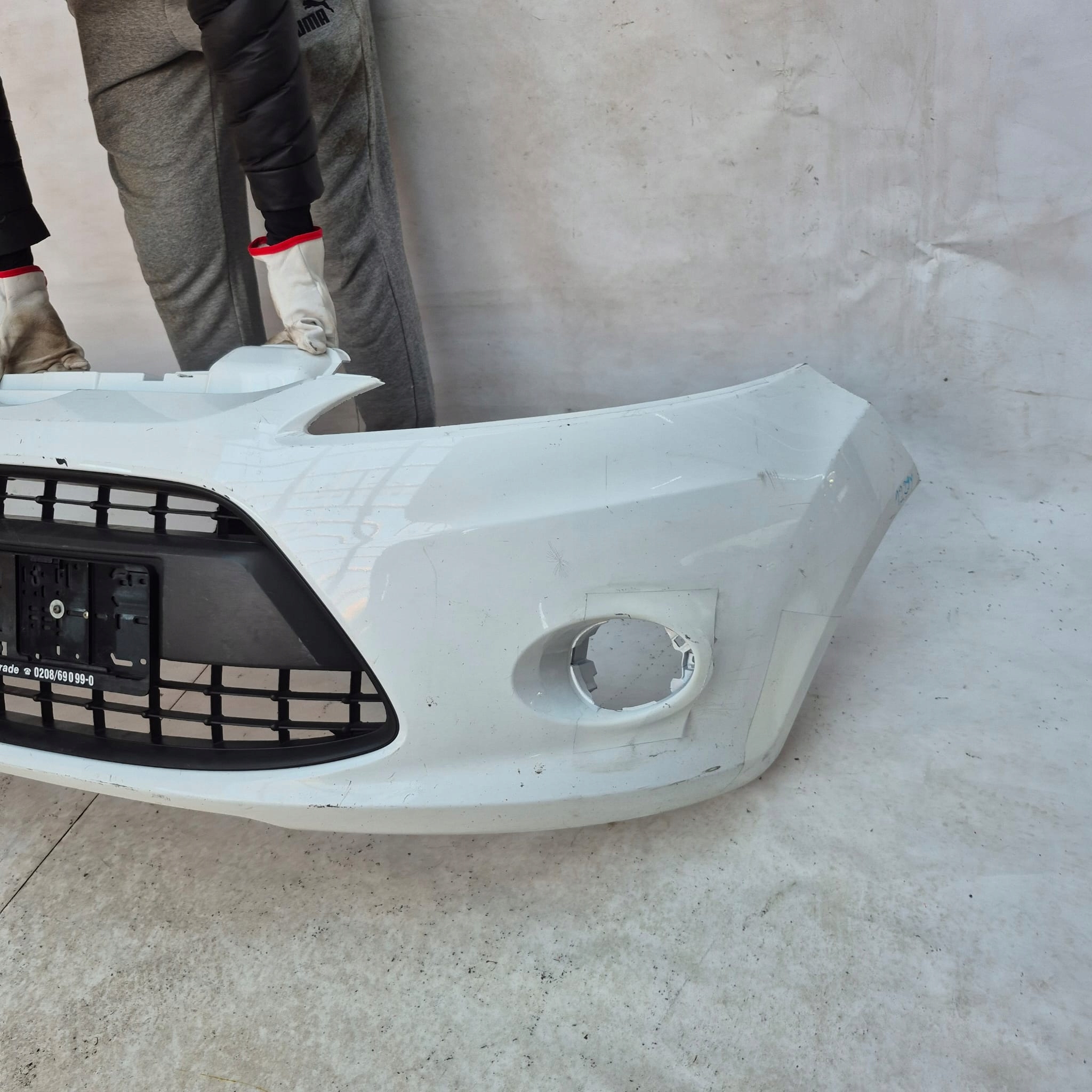 FORD FIESTA MK7 08- bumper front front grid 8A61-17757-B