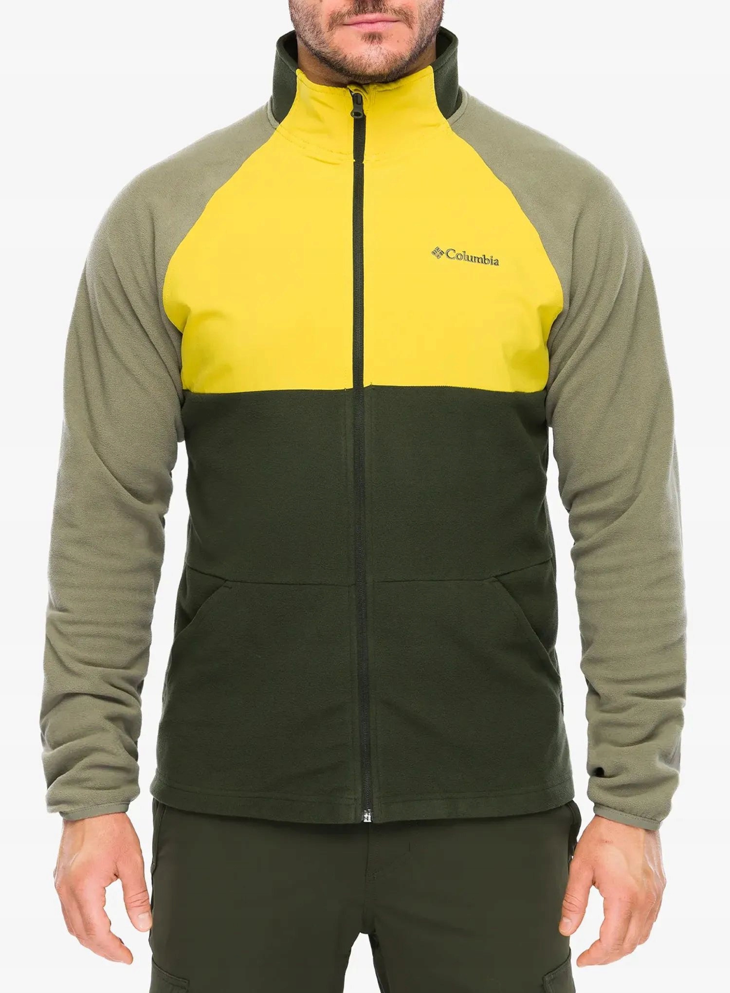 Kurtka polarowa Columbia Vital Valley Lw Fleece stone green/greenscape L