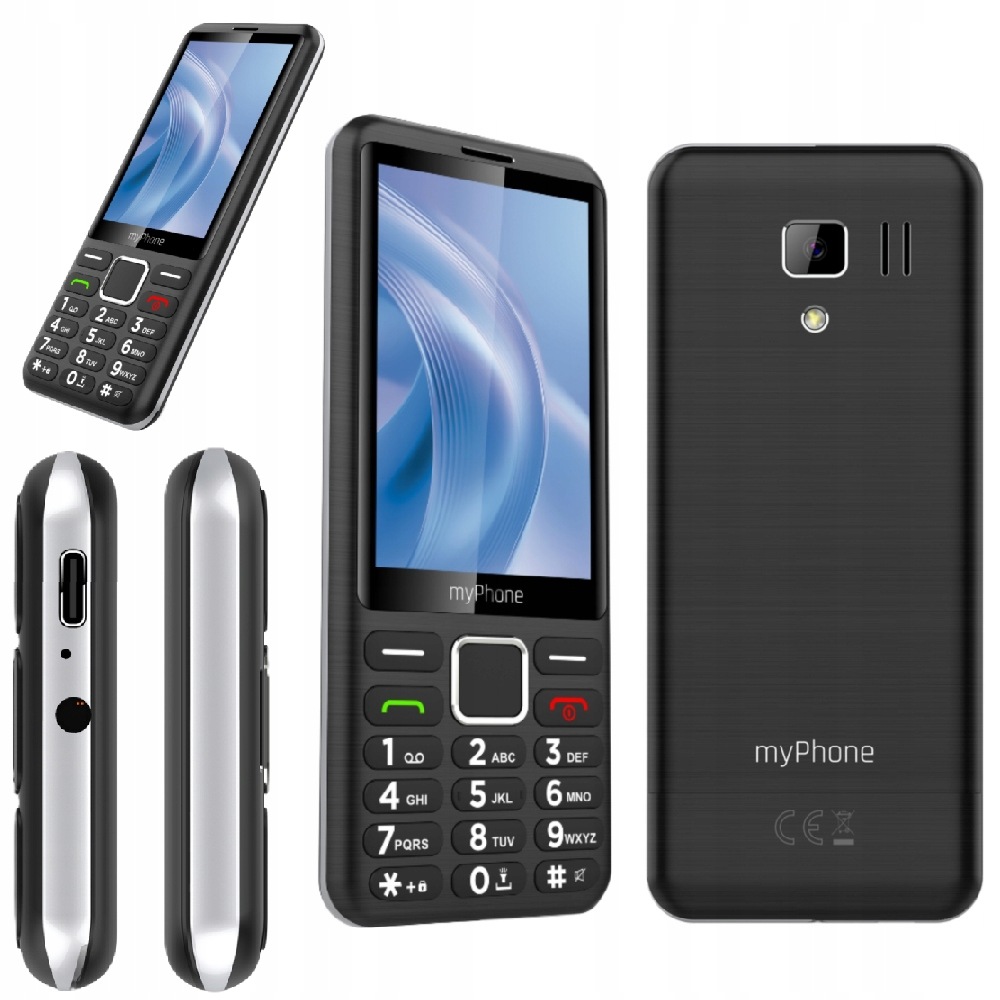 Telefon Komórkowy Myphone 3510 Lte 4G Klasyczny Z Klawiaturą Dla Seniora