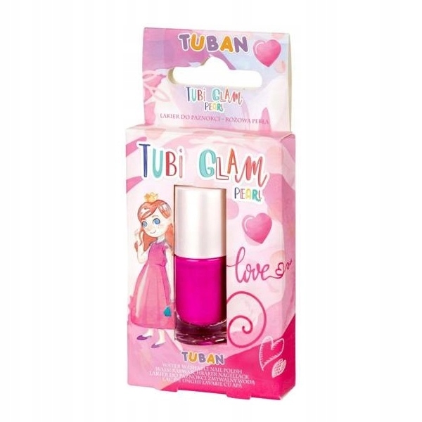 Tubi Glam, Lakier do paznokci 5ml - różowy perłowy (TU 3459)