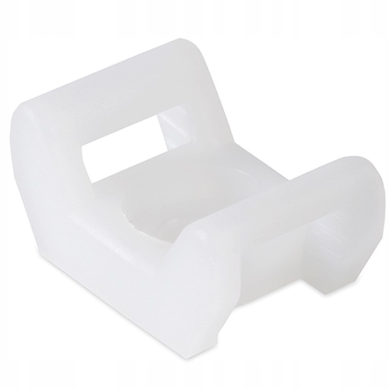 

Podstawka Do Opasek Kablowych 7,6mm biała 20szt