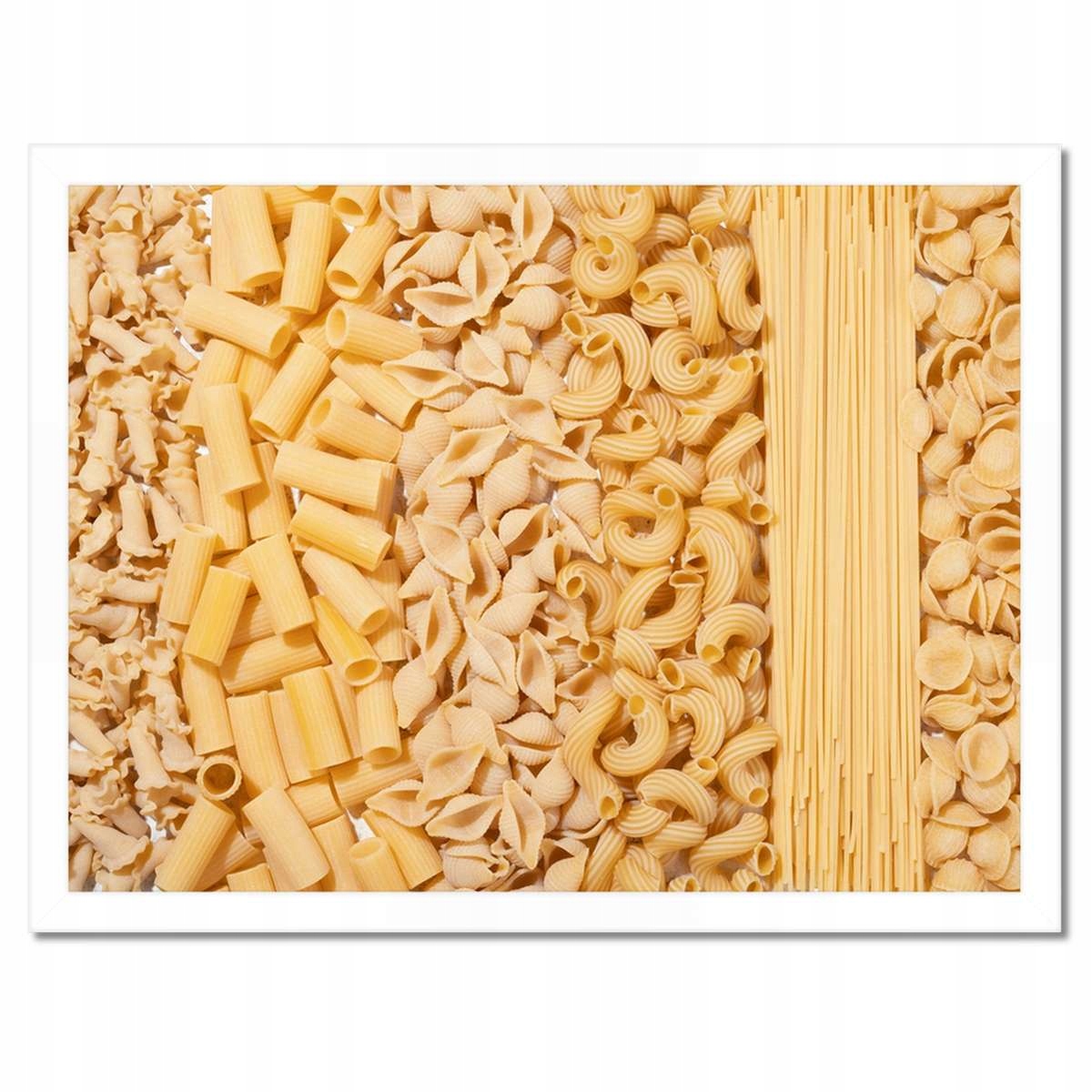Plakáty v rámu 40x30 Druhy těstovin pasta