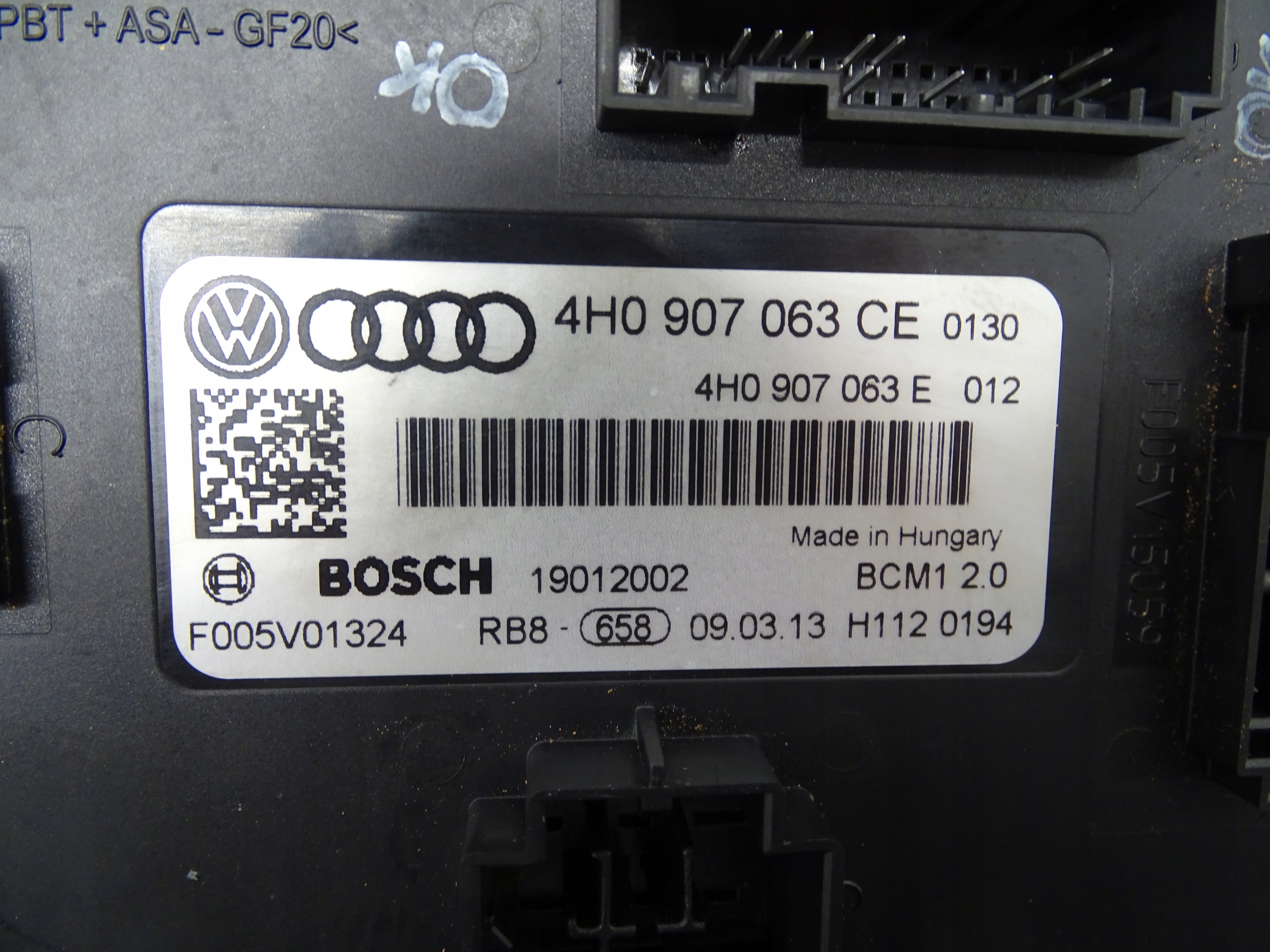 module control unit KOMFORTU BCM AUDI A6 C7 4G 4H0907063CE