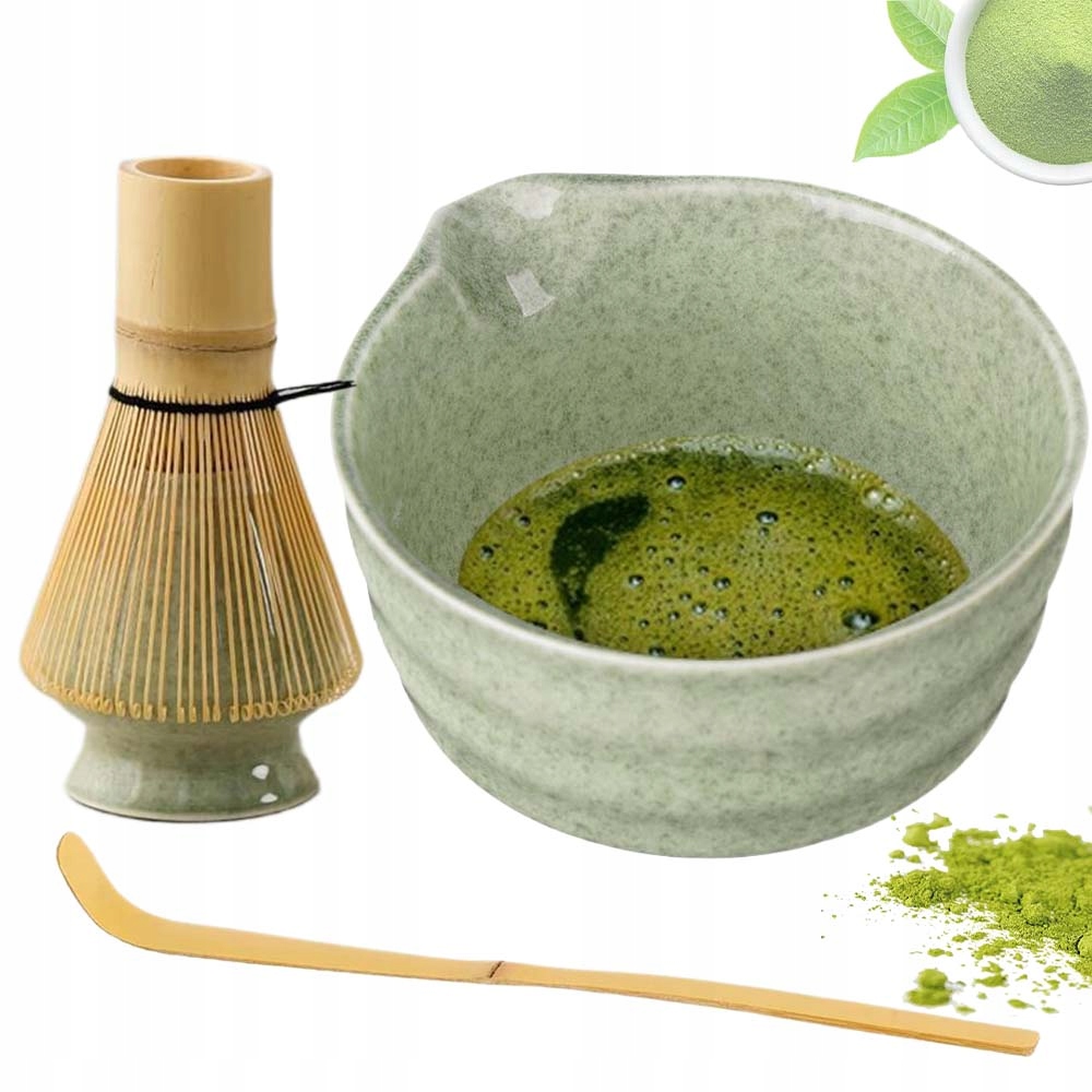 Zestaw Miotełka Chasen Pędzel Do Herbaty Matcha 4SZT Zestaw Prezentowy