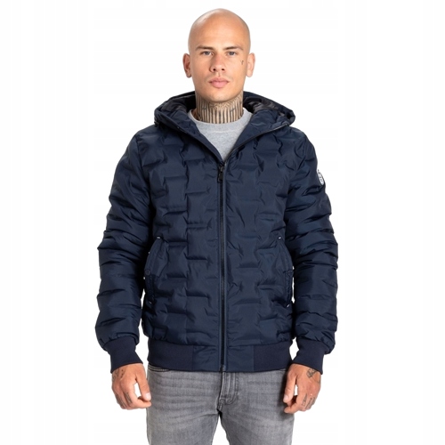 Pit Bull Kurtka Zimowa Męska Carver Navy Granatowa XL
