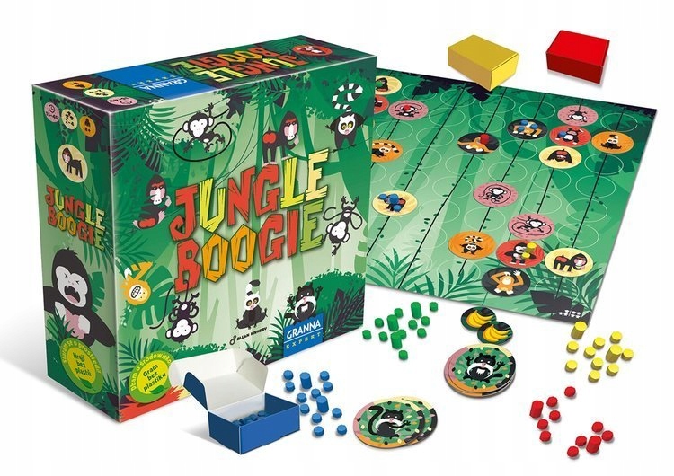 GRANNA Gra Logiczna JUNGLE BOOGIE Planszowa Minimalna liczba graczy 2
