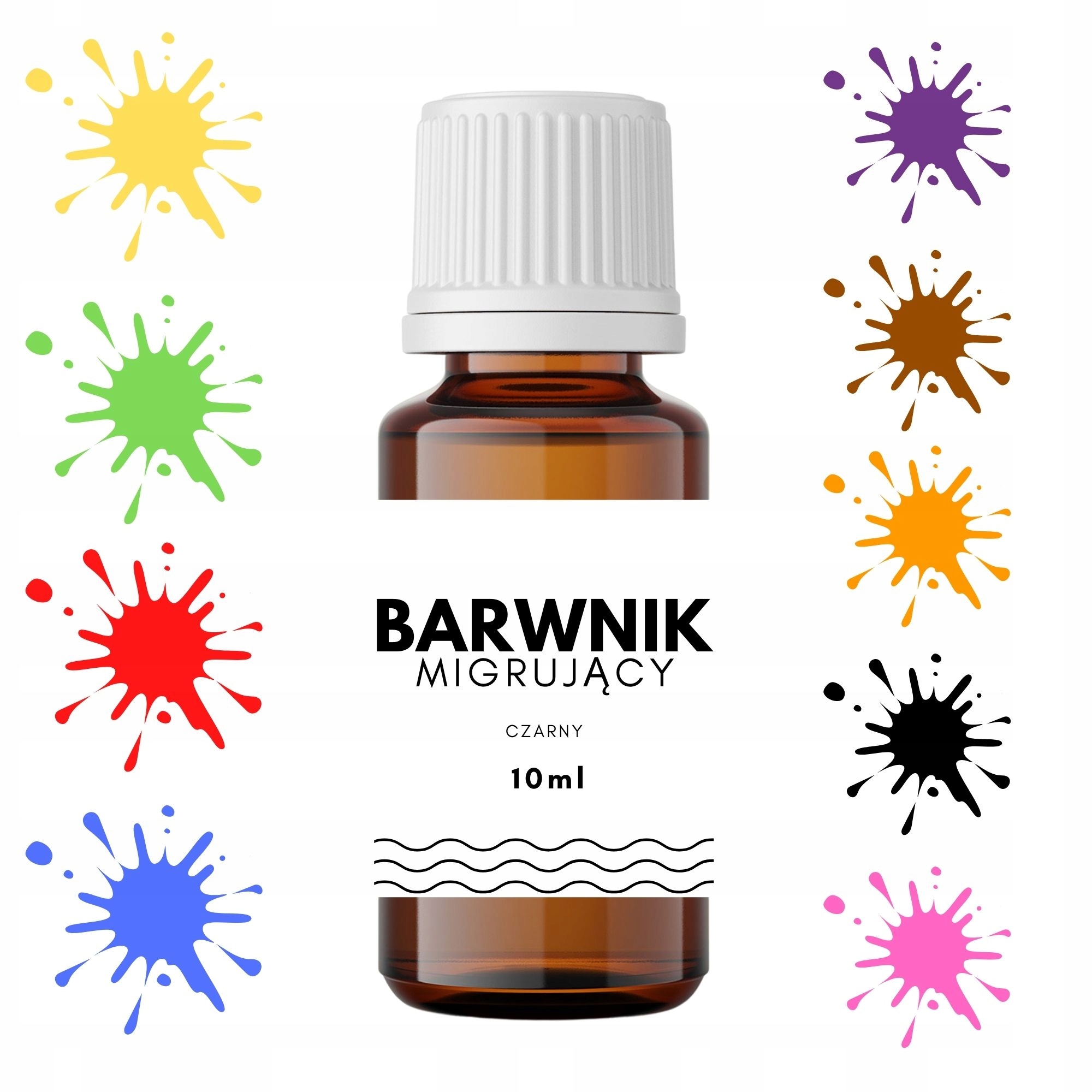 Barwnik do bazy mydlanej mydła migrujący mix kolor