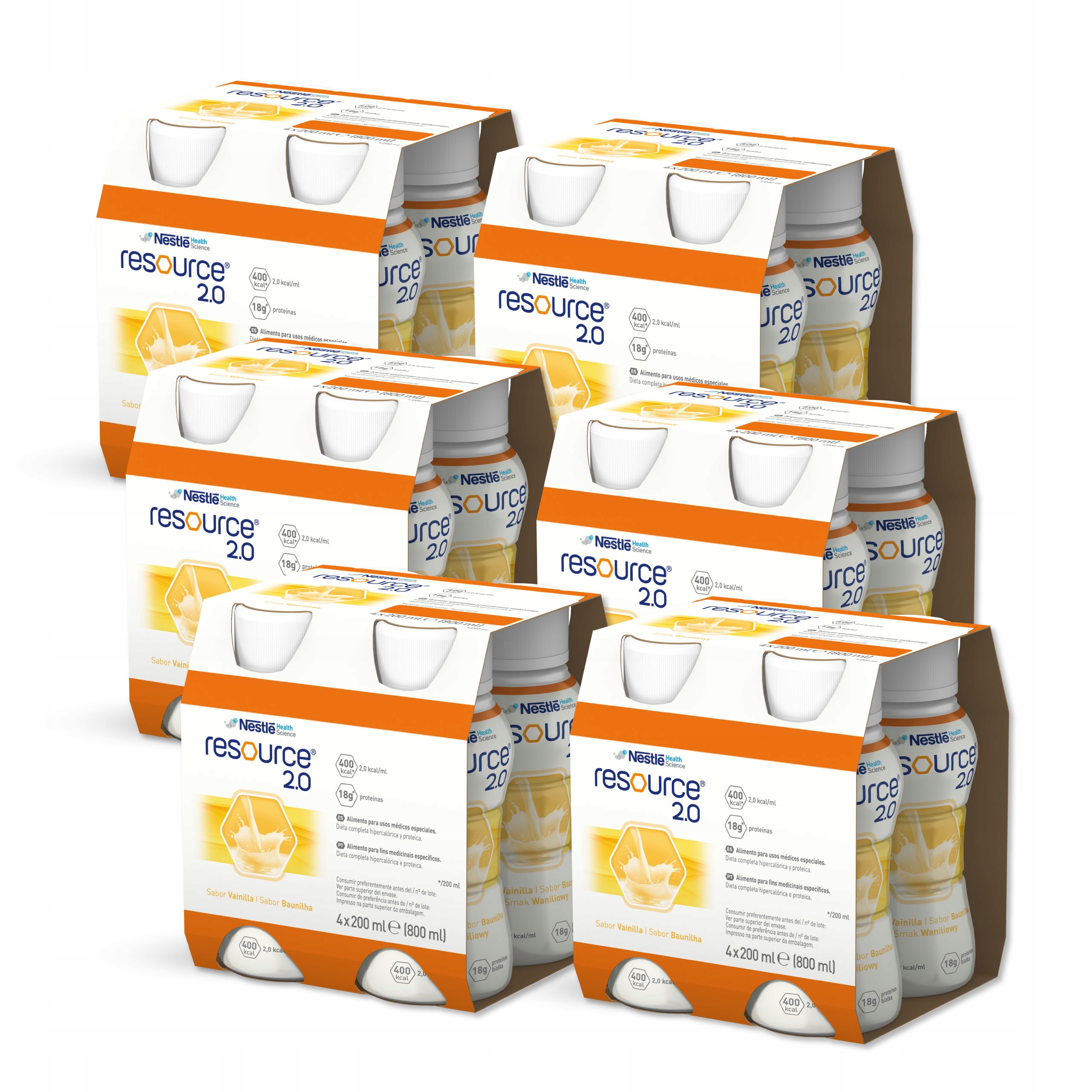 Nestle Resource 2.0 drink smak waniliowy 24 x 200 ml