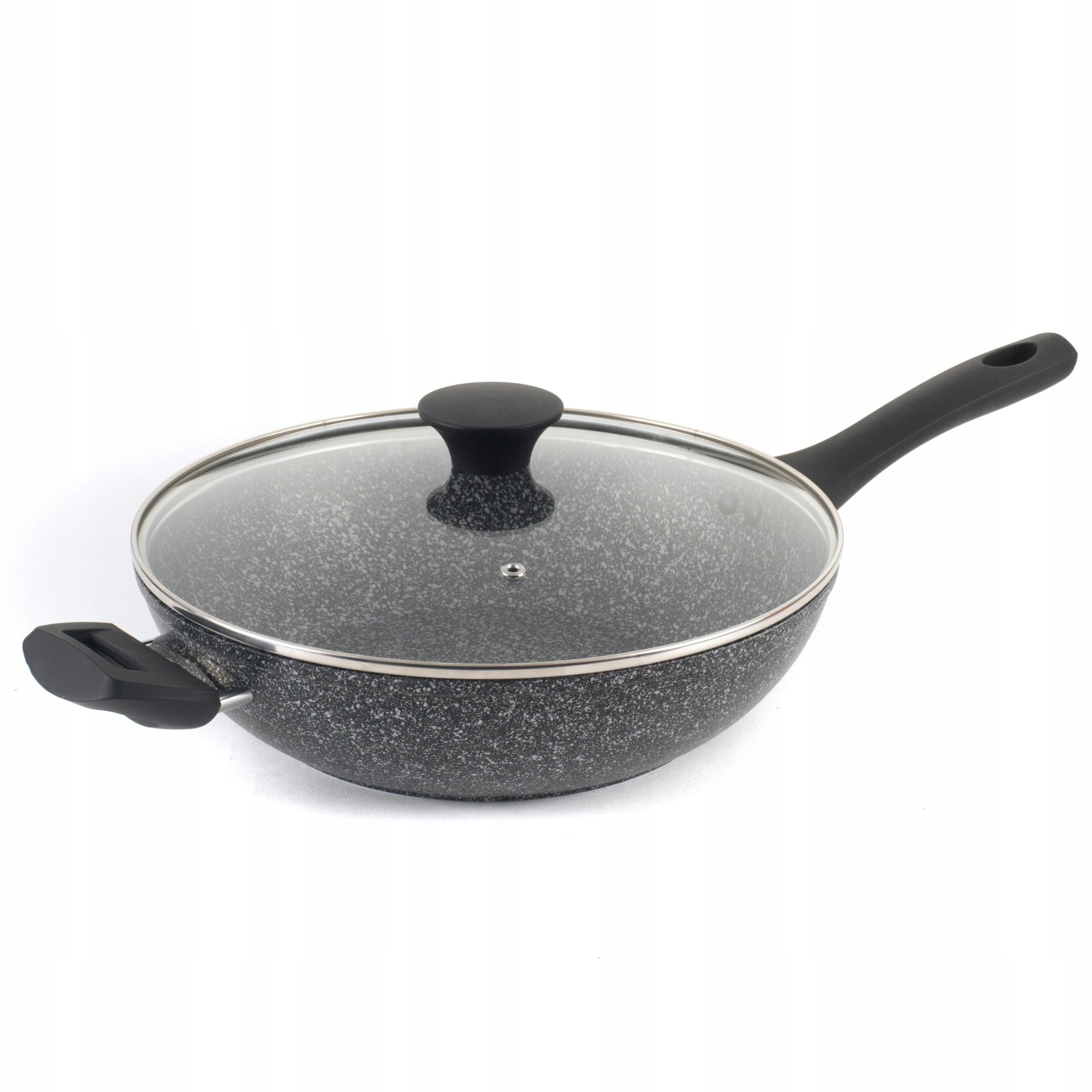 

Patelnia 28 cm non-stick wok z pokrywką Salter