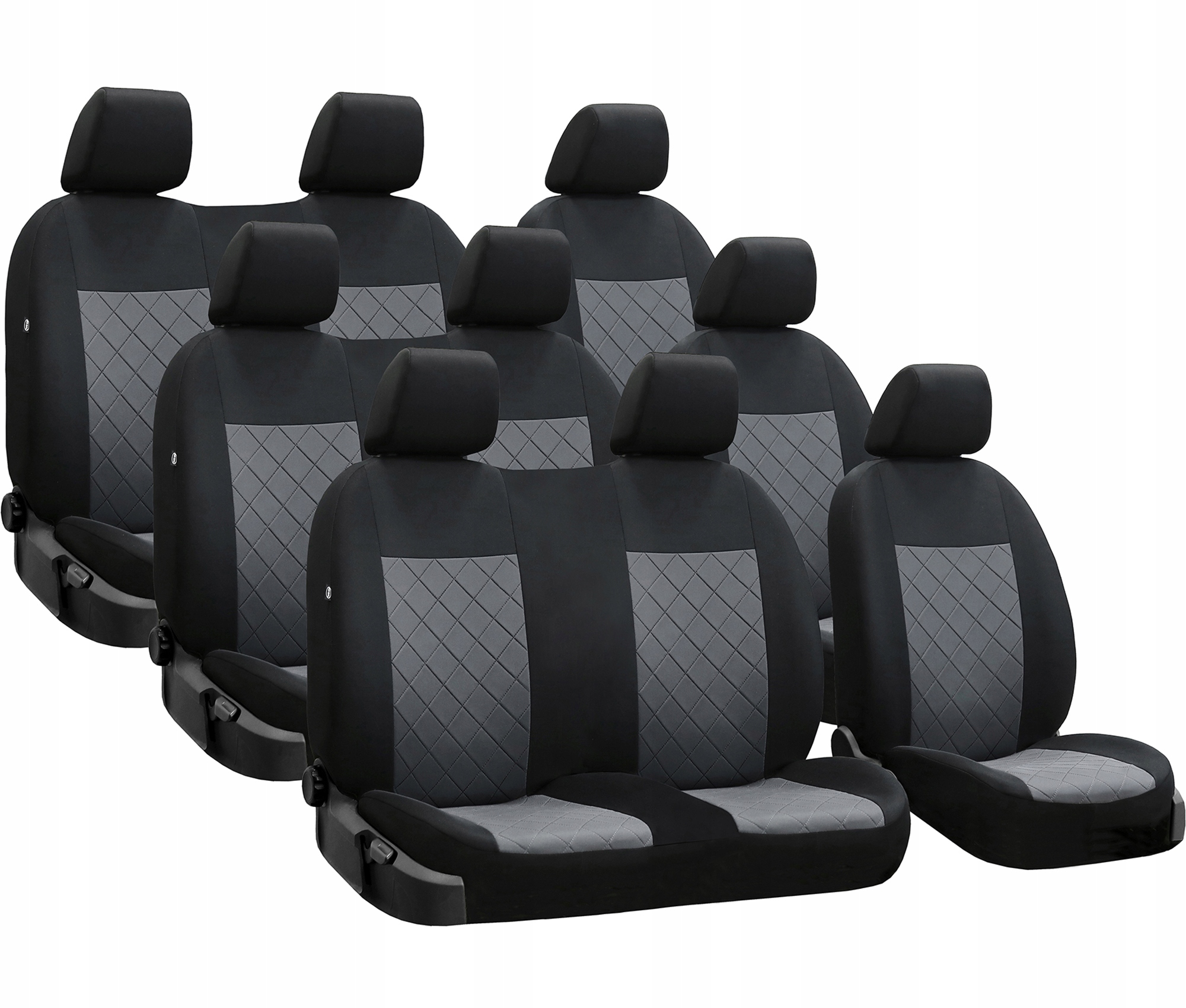 POKROWCE MIAROWE NA SIEDZENIA do VW T5 9m