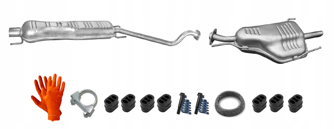 Opel Astra G 1.6 (1998-2003) Hatchback Tlumič Středový Koncový