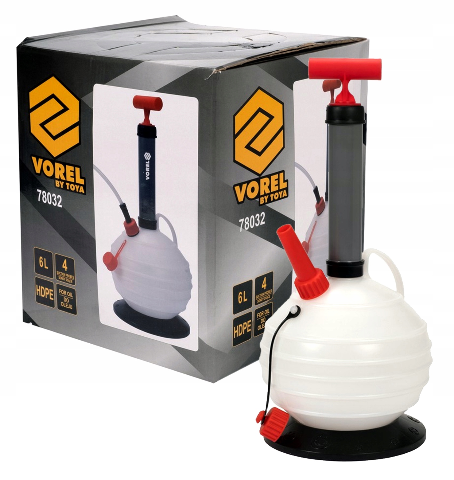 POMPA ODSYSARKA RĘCZNA DO OLEJU PŁYNÓW 6L