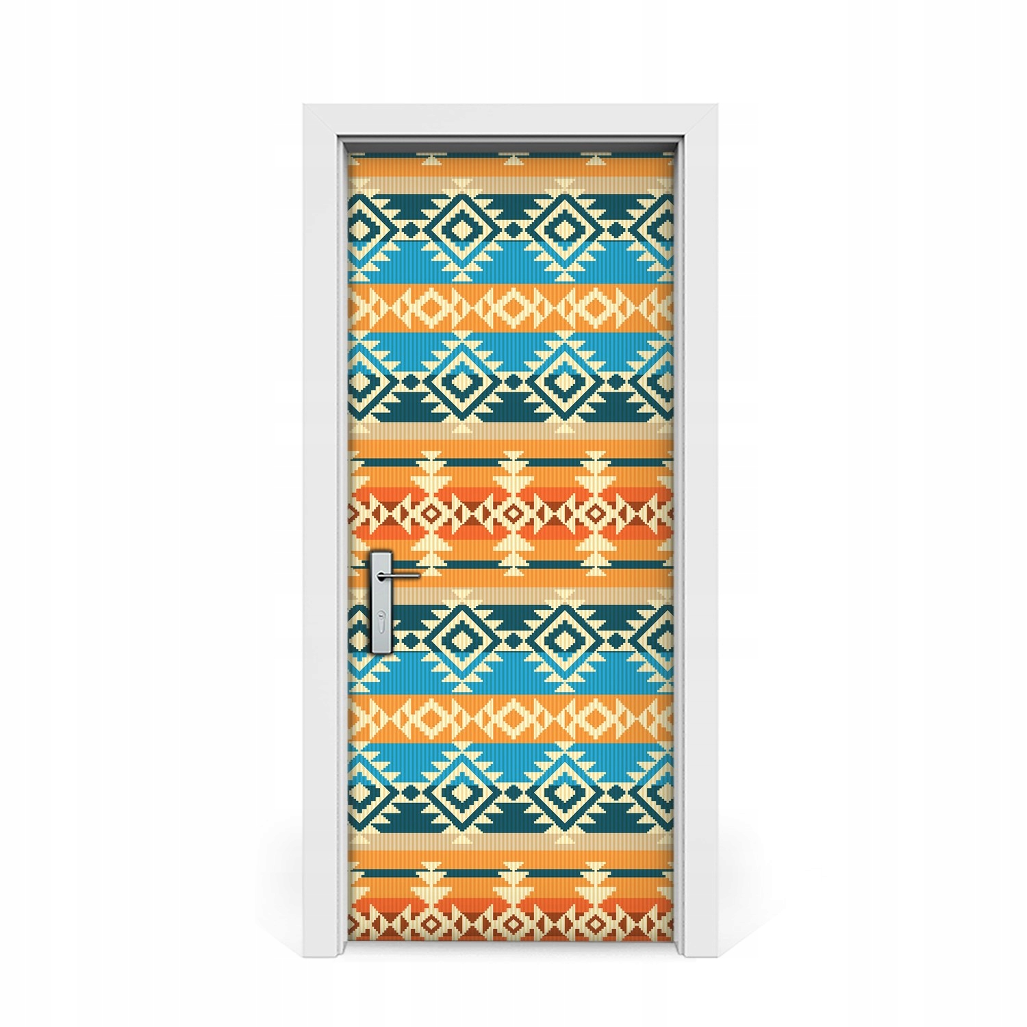 

Okleina naklejka drzwi Wzór w stylu navajo 85x205