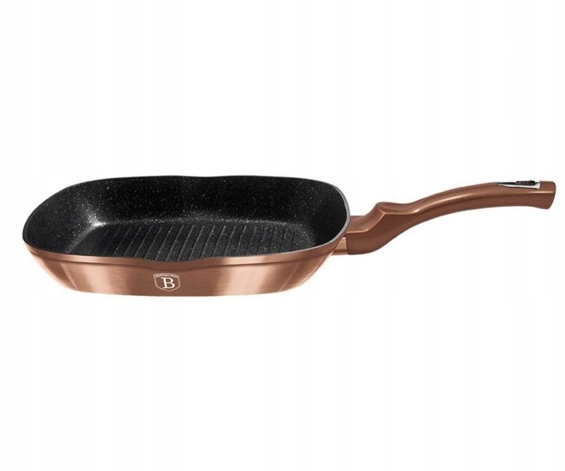 Granitová Grilovací Pánev 28 cm Berlinger Haus BH-1889 Rose Gold Noir