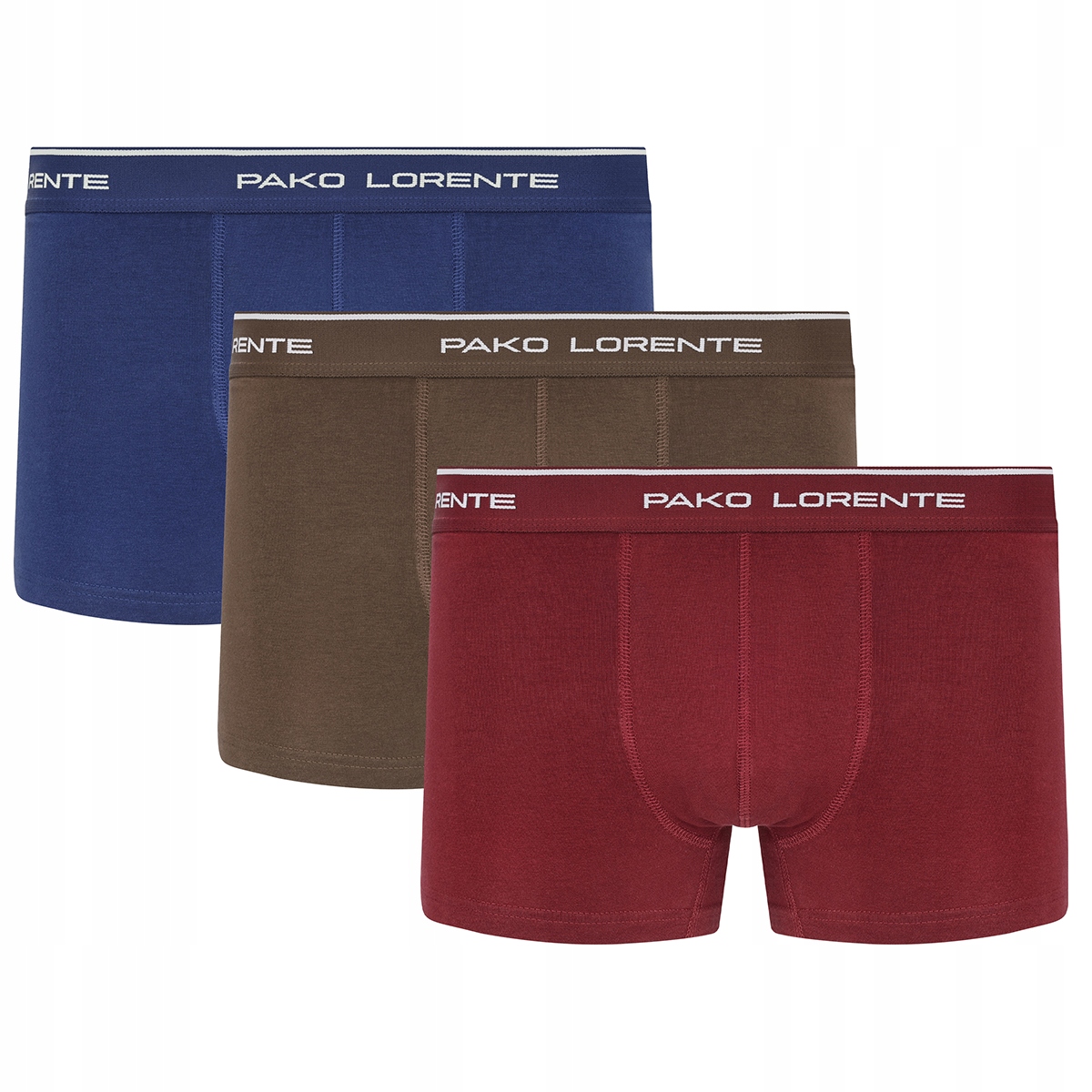 Trojbalení tříbarevných pánských boxerek Pako Lorente vel. M