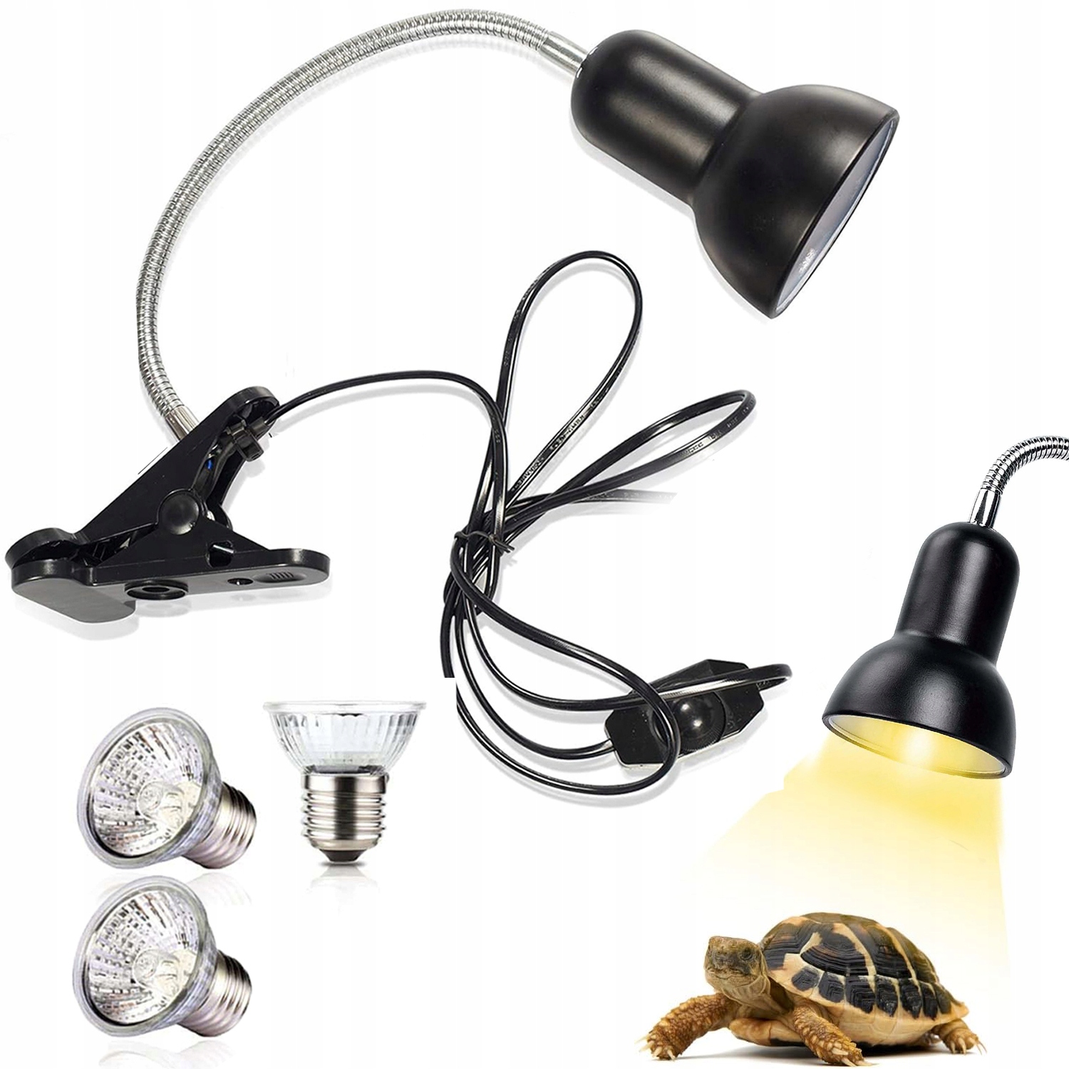 Levně Topná Lampa Želva Lampa Pro Ohřev 25W Topná Žárovka Do Akvária