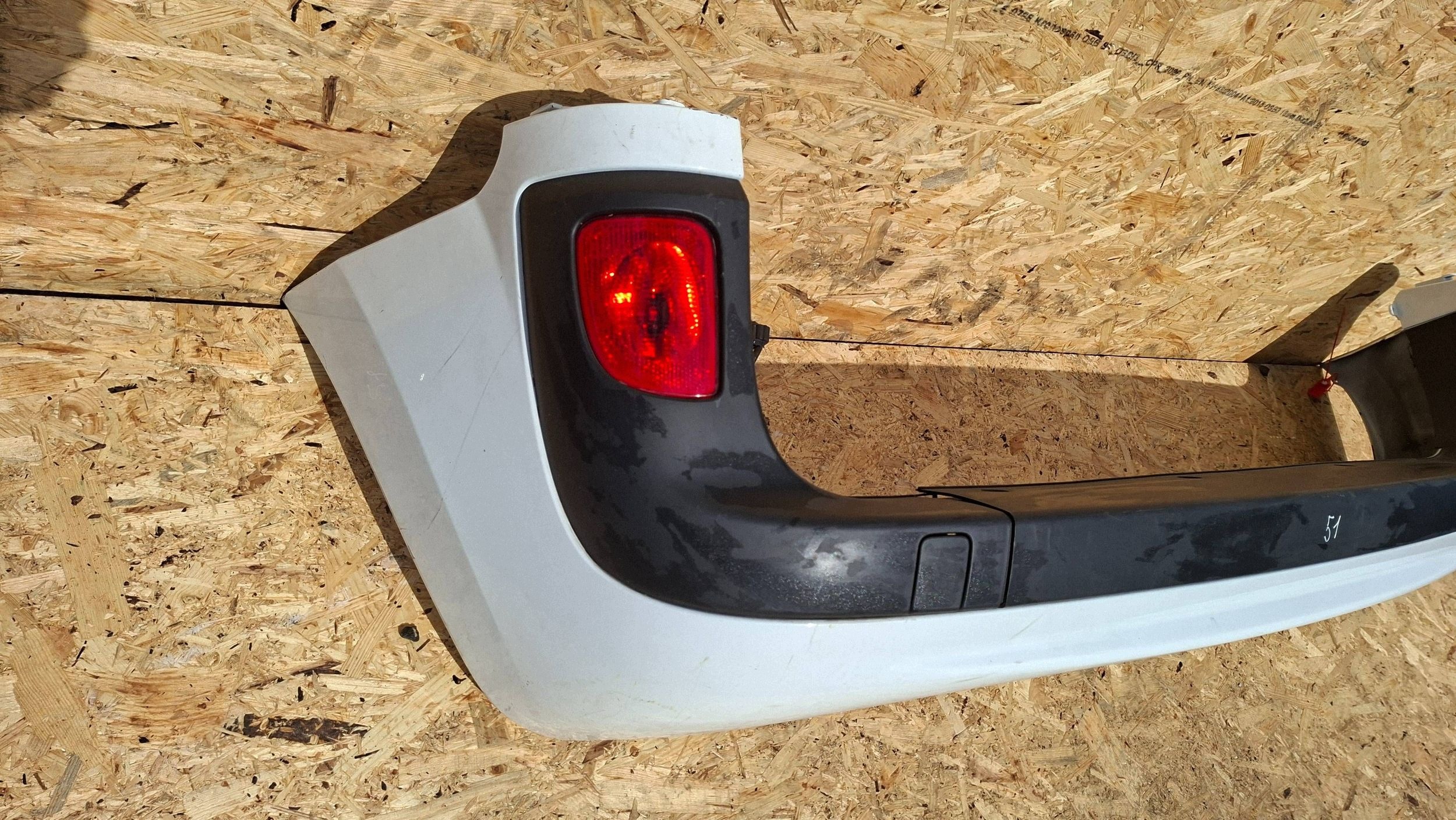 bumper rear part 8200436723 RENAULT KANGOO II CITAN and complete without PDC 07-2021
