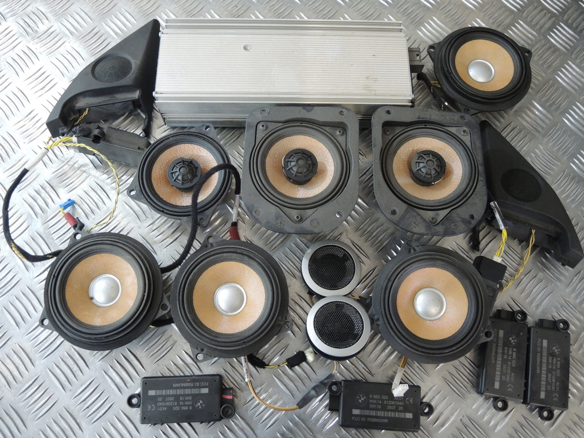 BMW E63 M6 ZESTAW GŁOŚNIKÓW,WZMACNIACZ 7838905,01