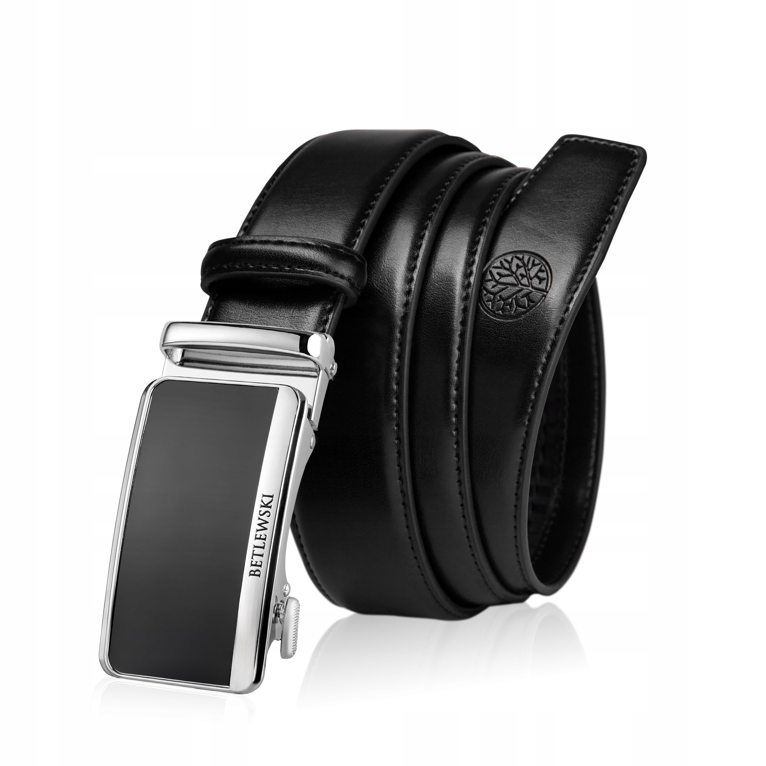 Betlewski Długi Skórzany pasek dla chłopaka mężczyzny do Jeansów klamra