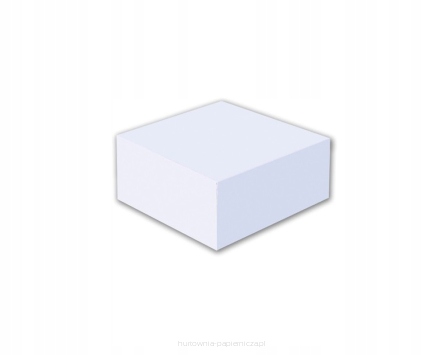 

Kostka Biur. Biala Klejona 8.4*8.4CM Protos
