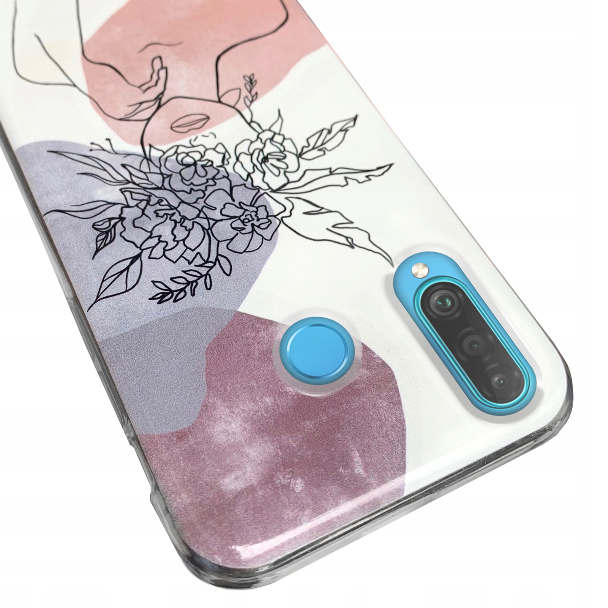

Grube etui 2MM do Huawei P30 Lite wzory + Szkło