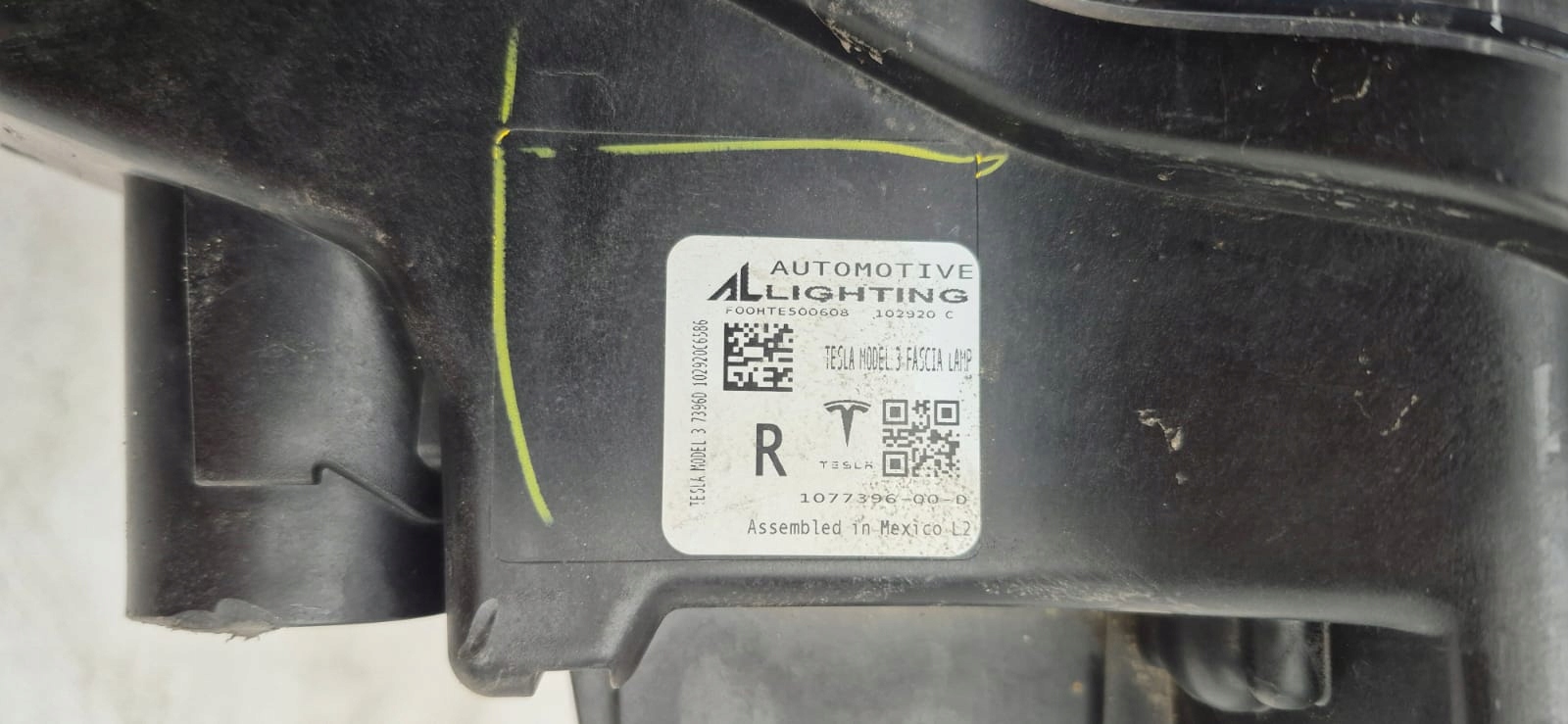 TESLA MODEL 3 17-23 LED Nebelscheinwerfer rechts