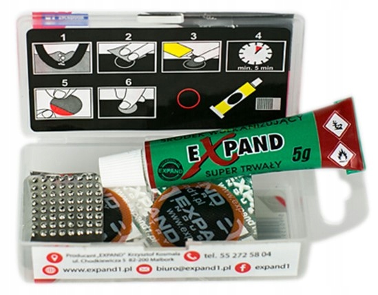 Zestaw Łatek Expand Power Łatki Do Dętek 8 szt