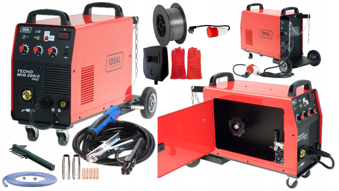 @spawarka Migomat Ideal Tecnomig 200/2 Pro Igbt Mma 230/400V Flux