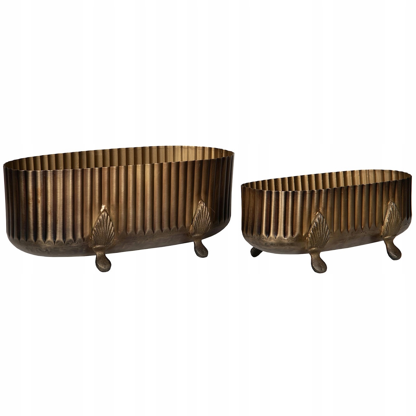 Obal Na Kvetináč Na Kvetináč Na Nožičkách Zlata Loft Na Balkon Terasy Bonsai 2 Ks