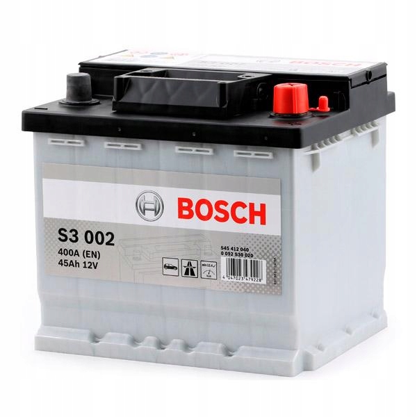 Bosch S3 002, 12V 45Ah 400A/EN Autobatterie Bosch. TecDoc: .