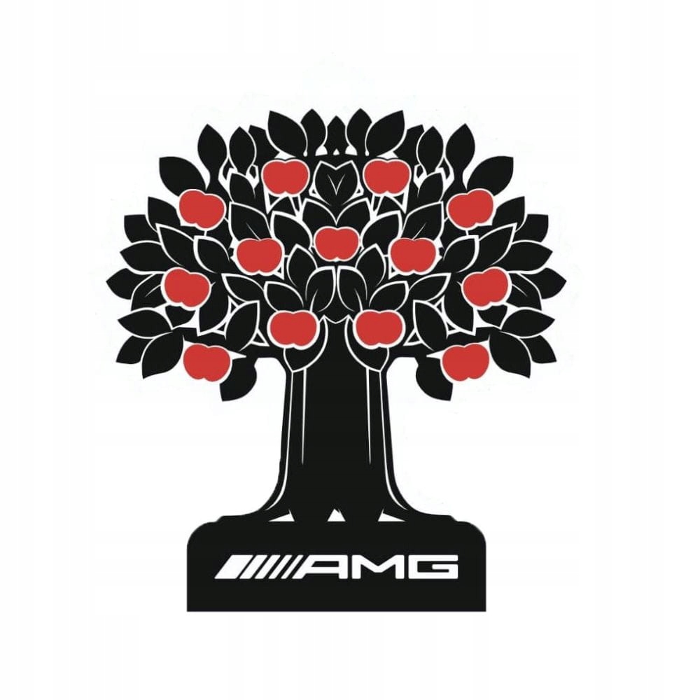 Zapach Do Samochodu Zawieszka Mercedes Amg Jabłoń Z Logo