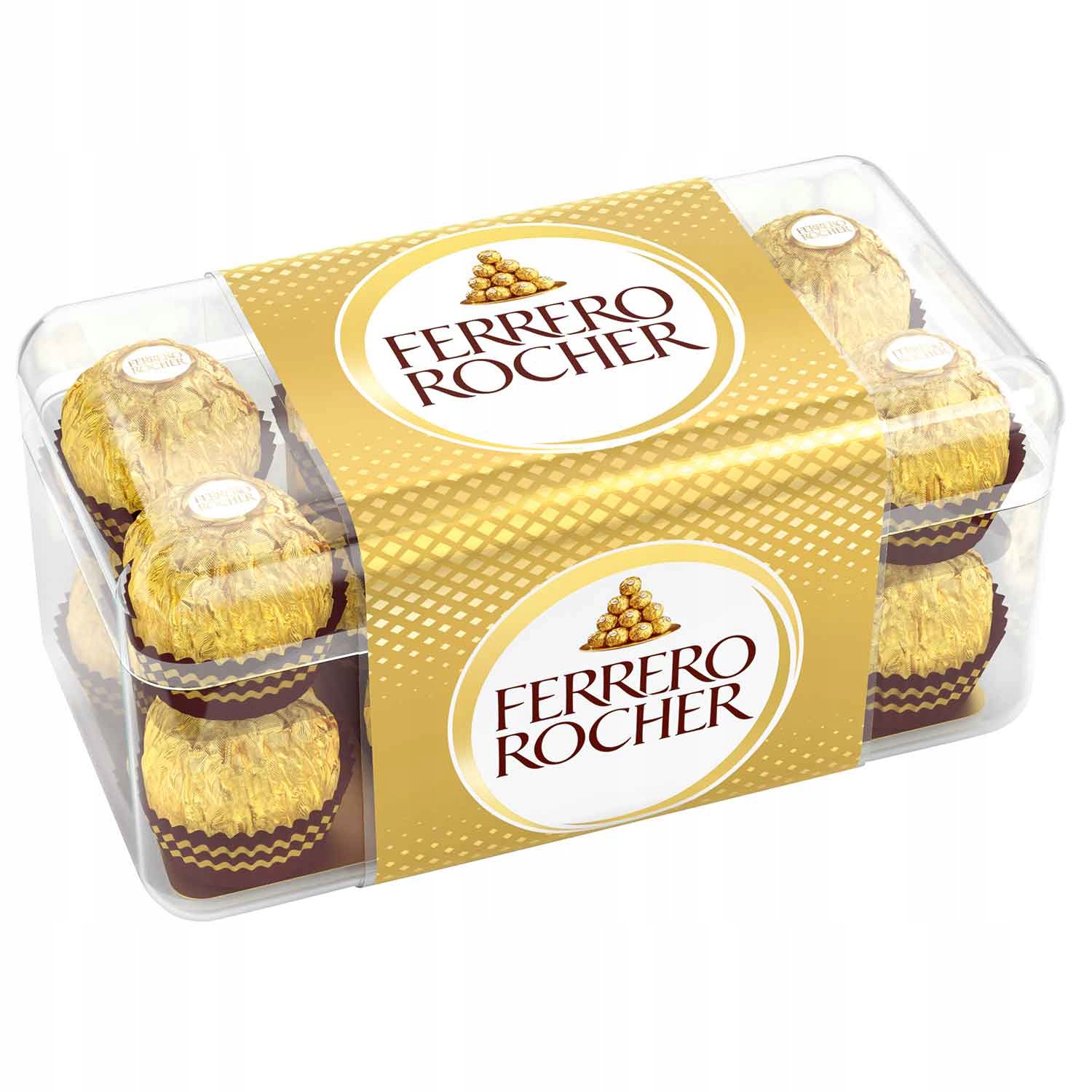 Praliny w czekoladzie mlecznej Ferrero Rocher z orzechem laskowym 200 g