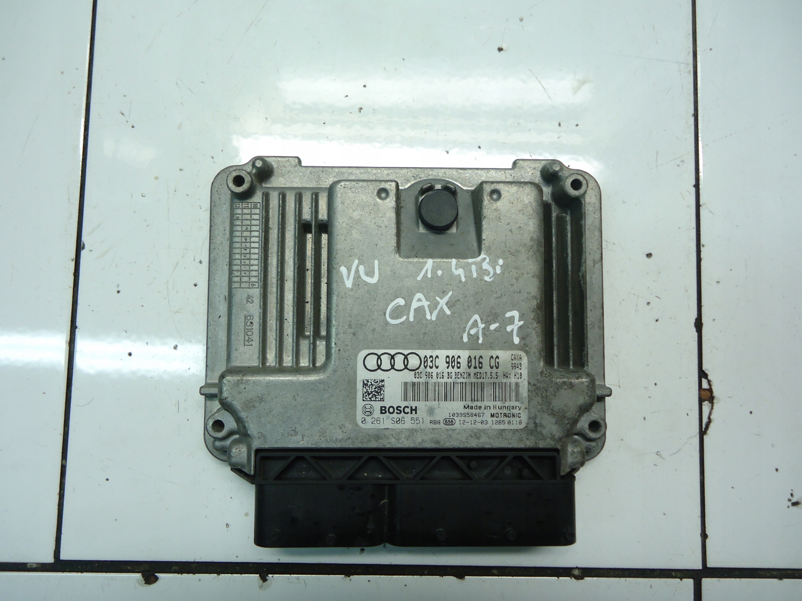 VW SEAT 1.4 TSI CAX computer Motore 03C906016CG 0261S06551