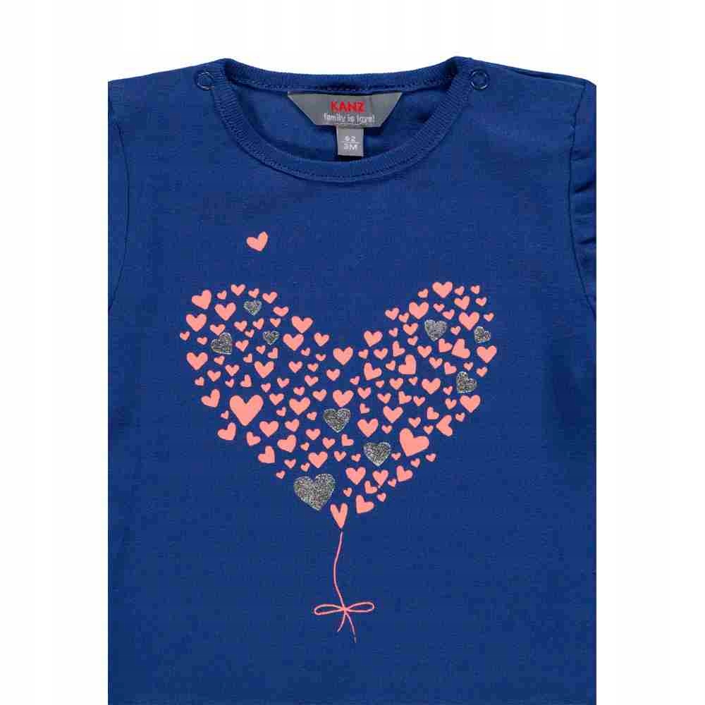 Dziewczęca bluzka z krótkim rękawem, r. 86 Marka Kanz